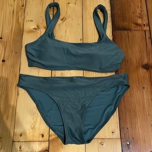 Army green, Aerie bikini, bought 3 years ago, never worn!